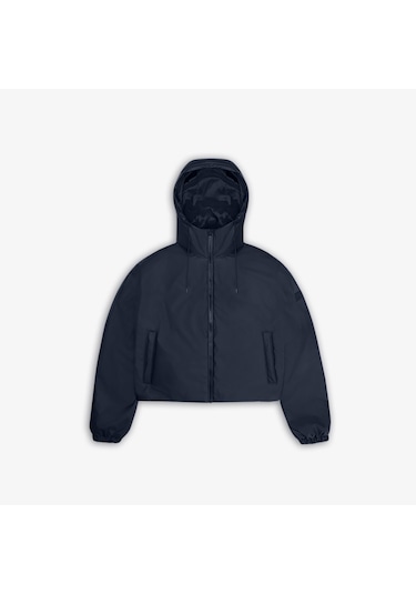 Rains Lohja Short Insulated W3t1 Kadın Lacivert Yağmurluk Düz 15780 Lacivert