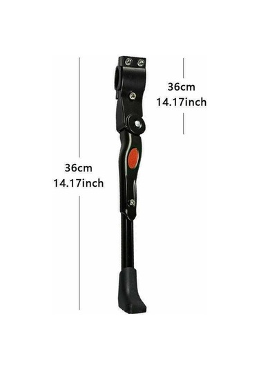 Pazly White Heavy Duty Adjustable Mountain Bike Bicycle Rim Spoke Side Rear Kick Stand White Beyaz