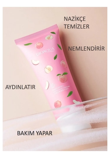 Bioaqua Şeftali ve Amino Asitli Hassas Yüz Temizleyici 100 G