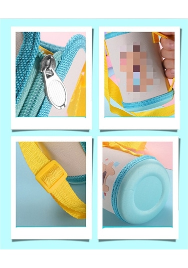 Yingfu 500 Ml Paslanmaz Çelik Taşınabilir Yalıtımlı Çocuk Suluk Mataralar Yeşil Yeşil