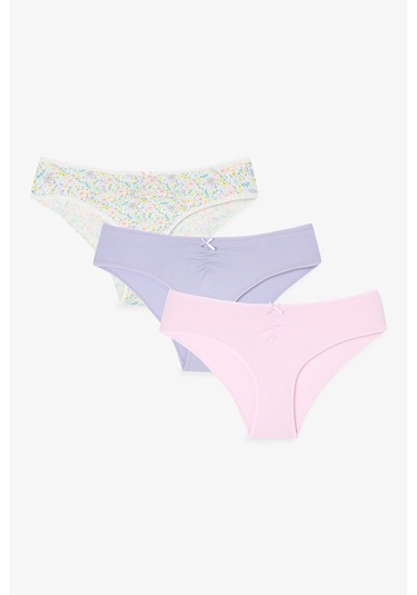 Penti Renkli Festival Bloom V Model 3'lü Slip Külot