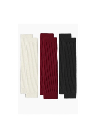 3 Çift Basic Kalın Pamuk Karışımlı Tozluk Çok Renkli