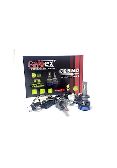 Femex Cosmo Plus H7 Yeni Nesil Güçlendirilmiş Led Far Xenon Led Headlight