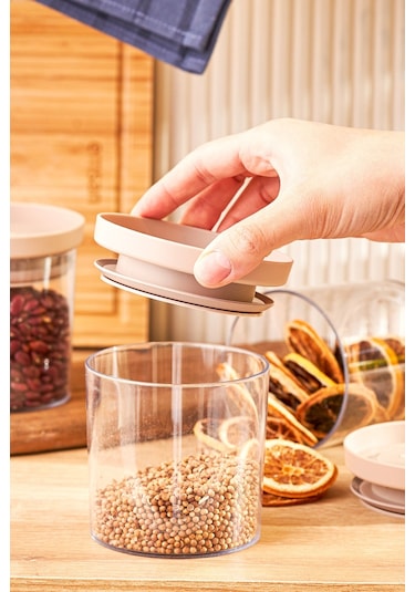 Emsan Arya 6'lı Küçük Saklama Kabı Bej