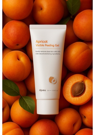 Kayısı Asidi Ve Meyve Özleri İçeren Peeling Jel A'pıeu Apricot Visible Peeling Gel