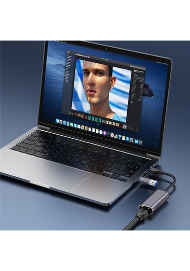 Sones Dizüstü Bilgisayar, Tablet Pc, Telefon Ve Yerleştirme İstasyonu İçin T30b Usb/type-c - Gigabit Hub Adaptörü