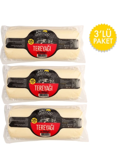 Gündoğdu Silindir Tereyağı 3 x 1 KG
