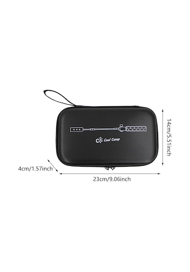 Suntek Açık Hava Kamp Meşalesi Saklama Çantası Siyah