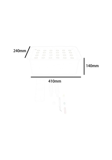 Suntek Parterre Bahçe Marul Mavisi Için 24 Site Fidanlık Mavi