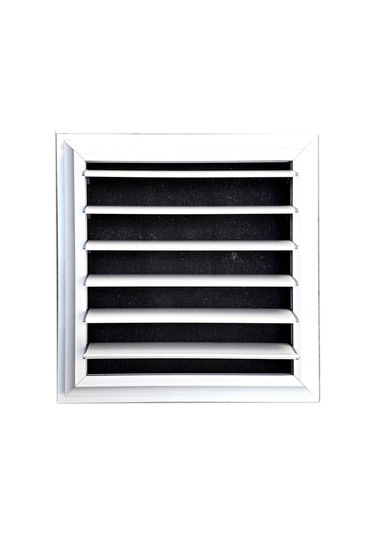 Banyo Havalandırma Beyaz Alüminyum Telli Menfez, Panjur
