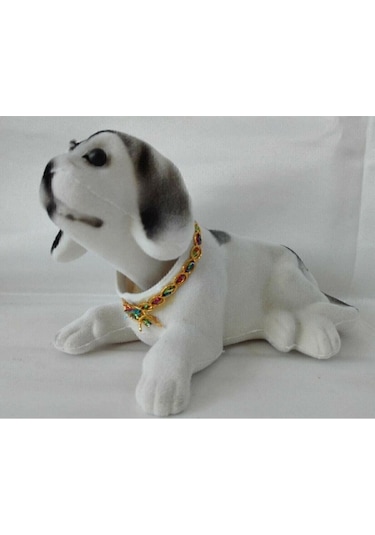 3 Adet Kafa Sallayan Köpek Araç İçi Aksesuar 17x9x7 Cm Farklı Renklerde Periyedi