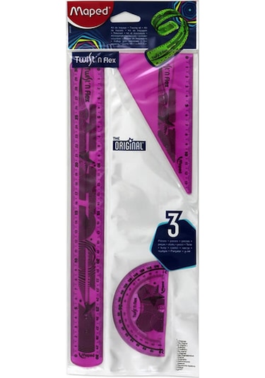 Maped 895055 Twist Flex Cetvel Seti  30 CM