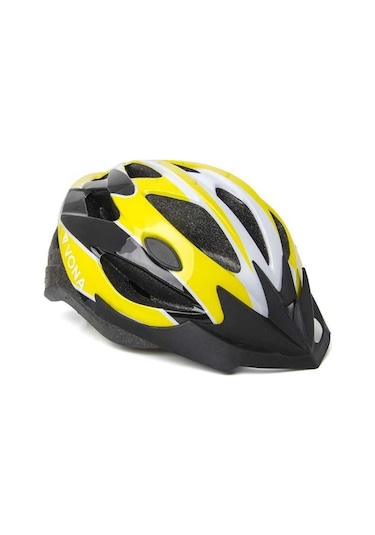 Vona Kask Mtb Mv-23 Siyah/Beyaz/Sarı L