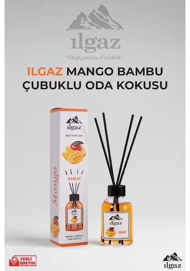 Ilgaz Reed Diffuser Oda Kokusu Bambu Çubuklu Tropikal Mango 110 ML