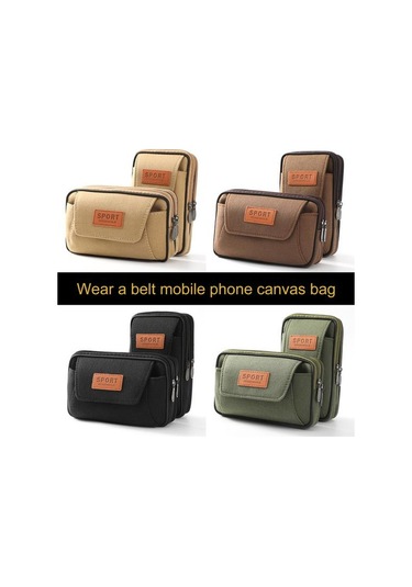 Haki Bel Çantası Çok İşlevli Depolama A Haki