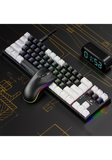 Valkyrie K710 Blue Switch Dark Alien 71 Tuş RGB Gaming Klavye