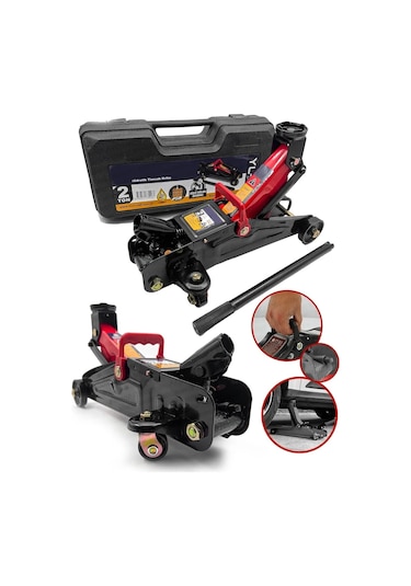 Moonshop 2 Ton Sızdırmaz Sağlam Dayanıklı Kaynak Gövde Hidrolik Timsah Kriko