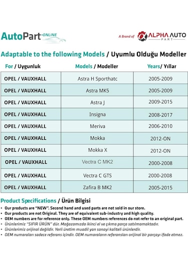 Opel Astra J,insigna,meriva,mokka,mokka X İçin Termostat Su Hortumu Boru Konnektörü