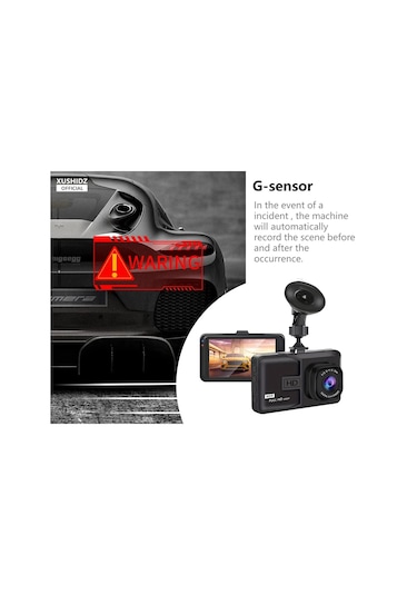 Zilinn Yeni 1080p Hd Dash Kamera Döngü Kayıt Araba Araç Dvr Video Kaydedici Dashcam Gece Görüş 24h Park Monitörü G-sensörü