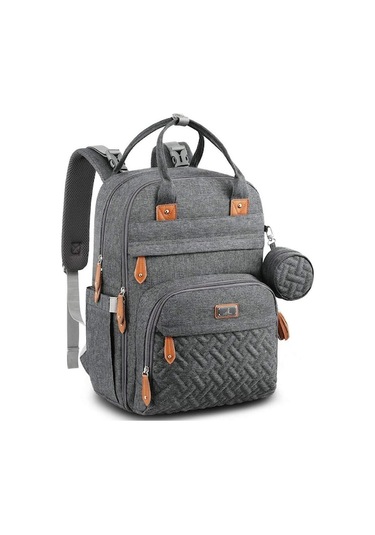 Jzcat- Gq Bebek Alt Değiştirme Çantası Sırt Çantası, Anne Ve Siyah