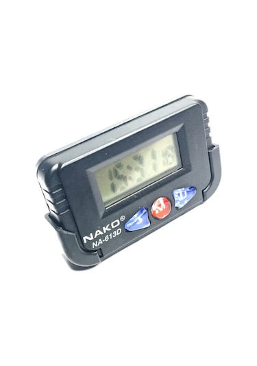 Lemestar Araç İçin Çok Fonksiyonlu Dijital Saat - Alarm, Takvim Ve Kronometre