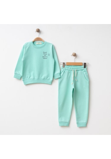 Bebolly 2li Takım Good Things Baskılı Mint-13140 Mint