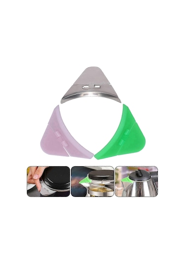 3 Adet Elektrikli Su Isıtıcısı Musluk Kapağı Gıda Sınıfı V Şeklinde Musluk Tasarımı Otomatik Açılan Kahve Demliği Çaydanlık Musluk Kapakları Su Demliği Kapağı Diğer