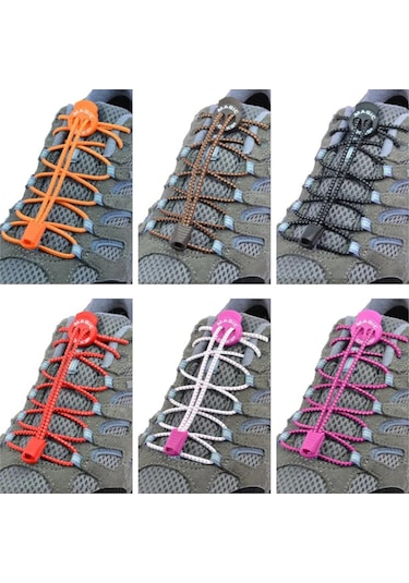 Magic Locks Unisex Bordo Günlük Ayakkabı Bağcığı 10a1 Pembe