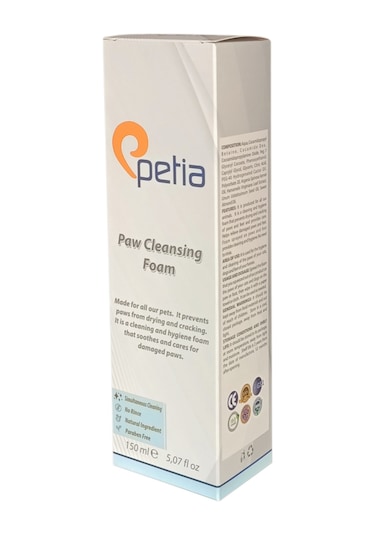 Petia Paw Cleansing Foam Doğal Kedi Köpek Pati Temizleme Köpüğü 150 ML