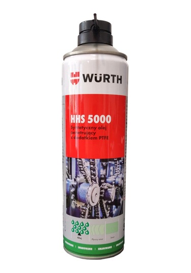 Würth Hhs 5000 Isıya Dayanıklı Ve Tutunma Özellikli Yağlama Spreyi 500 Ml