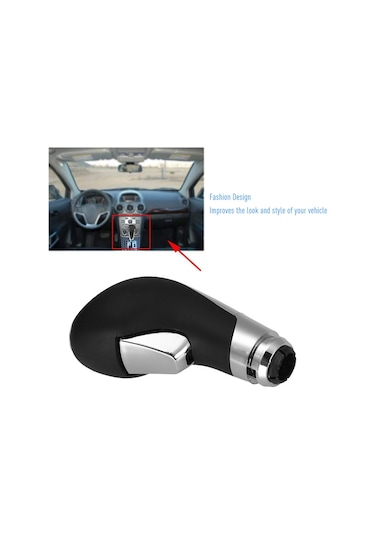 Yifomall Otomatik Vites Kolu - Vauxhall Buick Regal Opel Insignia 2009-2013 İçin Siyah&gümüş Dayanıklı Plastik Vites Topuzu Siyah