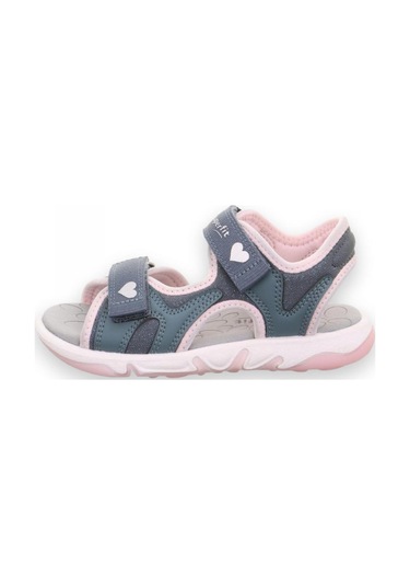 Superfit 009544 Pebbles Mavi Kız Çocuk Sandalet Mavi