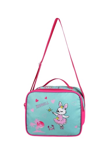 Waddell Lisanslı Tavşan Deri Nakış Desenli Kız Çocuk İlkokul Sırt Çantası Ve Beslenme Çantası
