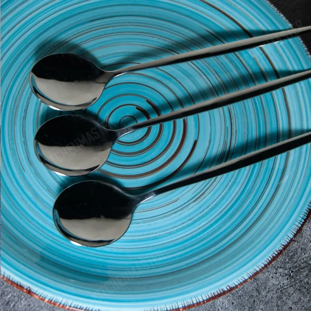 Konesam 5 Parça Çelik Yemek Kaşığı Seti: Dayanıklı, Ergonomik Tutuş, Çamaşır Makinesine Uygun, Gündelik Ve Özel Günler İçin Gümüş