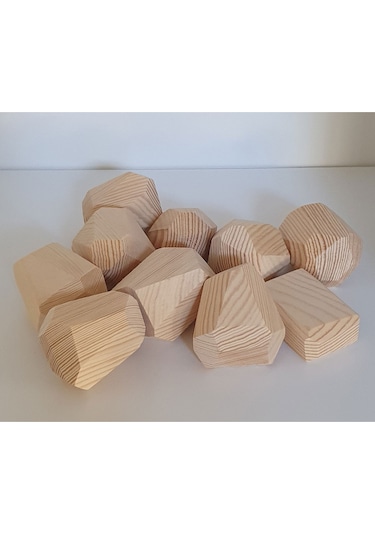 Tumi Ishi Ahşap Bloklar 10'lu Ham Boyasız Set Waldorf Denge ...