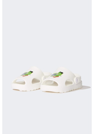 DeFacto Erkek Çocuk Tek Bantlı Düz Taban Eva Terlik E3342A525SMWT1 DeFacto Erkek Çocuk Tek Bantlı Düz Taban Eva Terlik E3342A525SMWT1