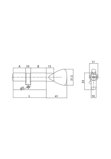 İto 754t/68k Bilyalı Mandallı Silindir 26/10/32 Mm