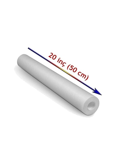 20 Inç 50 Cm 1 Mikron Sediment Spun Pp Filtre