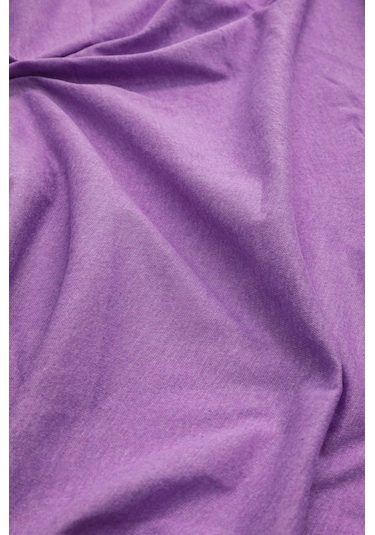 Favora Battal Boy Lastikli Penye Çarşaf - Mor