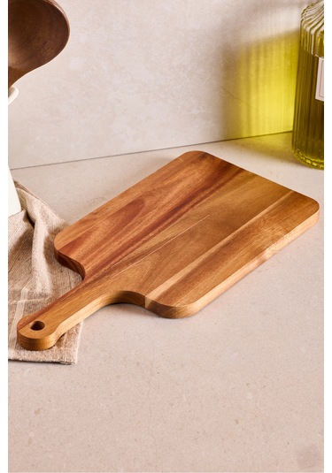 Akasya Kesme Tahtası 38x18 Cm Kahverengı Diğer