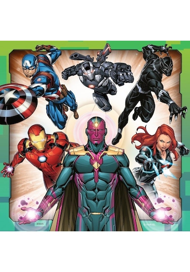 Ravensburger 3x49 Parça Puzzle Avengers 080403