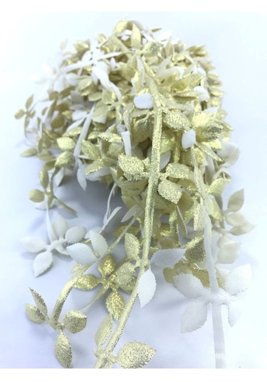 FdayAksesuar Gold Saten Yaprak Dekoratif Şerit FRDY13136