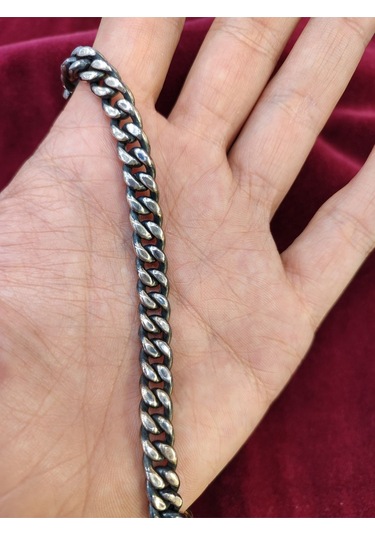 Modagümüşevi 925 Ayar Gümüş Özel Kilitli Gurmet Bileklik