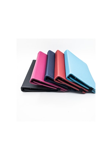 General Mobile E-tab 20 10.1 Inch Uyumlu Deri Tablet Kılıf Sıtand
