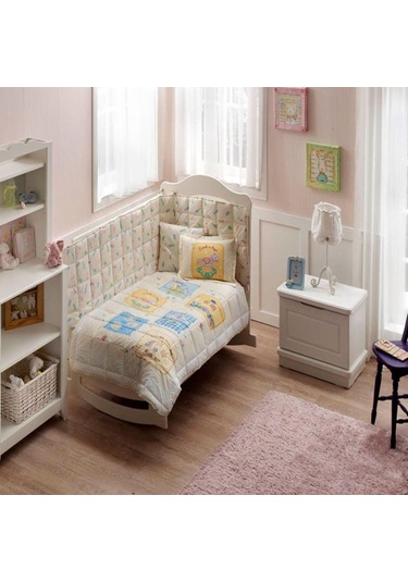 Taç Bebek Uyku Seti Baby Game Sarı Resim Çerçeve Hediyeli