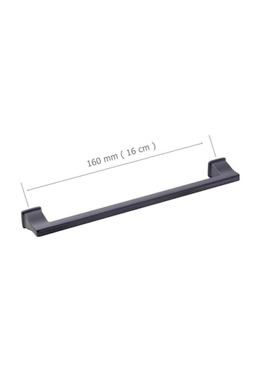 Doğanlar Techno 160 mm Mobilya Kulp Mat Siyah