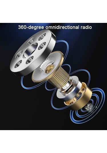 Wondernest S17 Kablosuz 3'ü 1 Arada Yaka Mikrofonu, Telefon Slr Kamera Hoparlörü İçin Yüksek Kaliteli