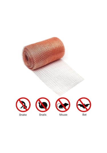 Bakır File, 6 Metrelik 1 Rulo Bakır File, Salyangoz, Fare, Kuş Ve Nematodlara Karşı Bakır File, Kemirgenlere Karşı Bahçe Koruması, Örme Bakır
