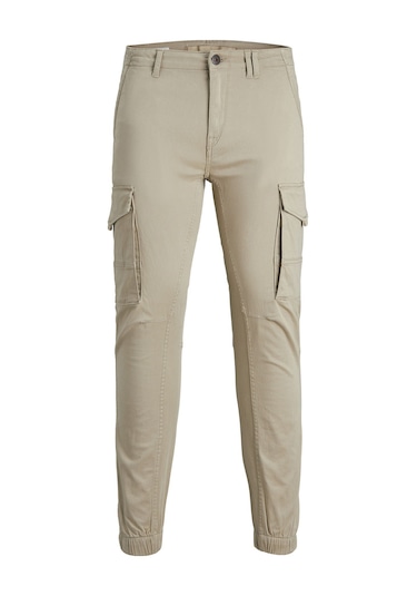 Jack & Jones Paul Flake 542 Kargo Pantolon-Paul 12199184 Crockery Açık Krem