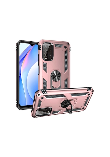Xiaomi Poco M3 Kılıf Zore Vega Kapak Rose Gold